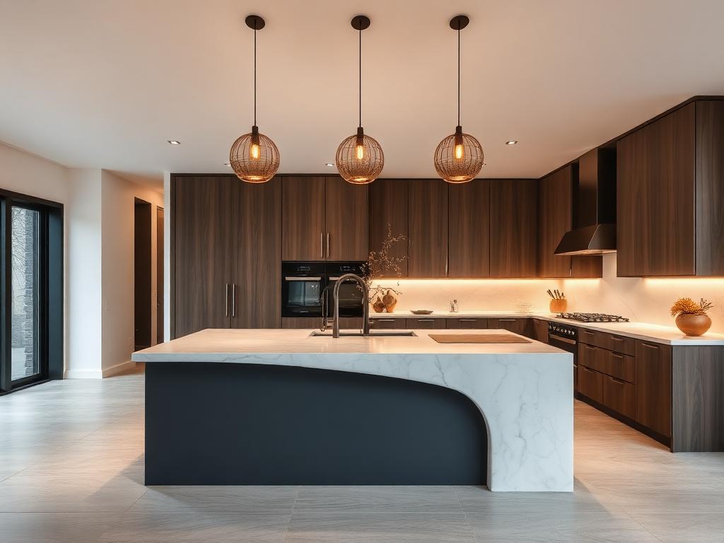 Island kitchen example